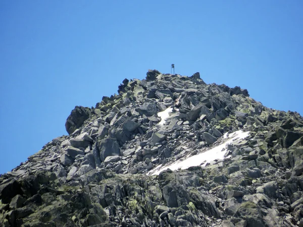 Picos Rocosos Montaña Poncione Fieud 2696 Fibbia 2738 Macizo Los — Foto de Stock