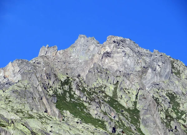 Sviçre Alpleri Ndeki Monte Prosa Zirvesi 2737 Gotthard Geçidi Gotthardpass — Stok fotoğraf
