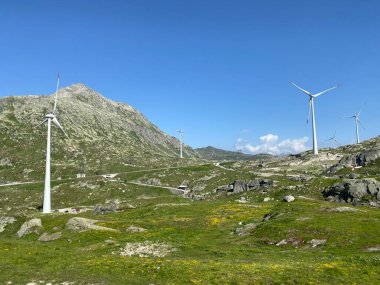 Gotthard Geçidi (Gotthard Geçidi), Airolo - Ticino Kantonu (Tessin), İsviçre (Schweiz)