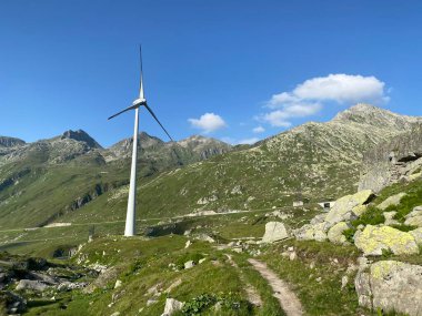 Gotthard Geçidi (Gotthard Geçidi), Airolo - Ticino Kantonu (Tessin), İsviçre (Schweiz)