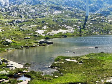St. Gotthard Geçidi (Gotthard Geçidi), Airolo - Ticino Kantonu (Tessin), İsviçre (Schweiz)