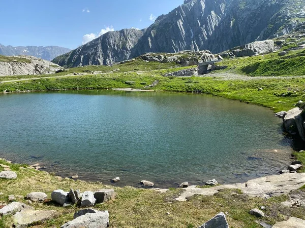 Zomer Sfeer Het Lago Dei Banchi Het Meer Van Banchi — Stockfoto