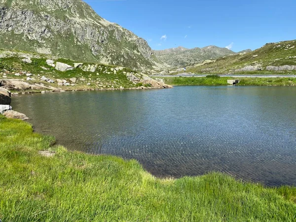 Atmosfera Estiva Sul Lago Dei Banchi Lago Banchi Nella Zona — Foto Stock