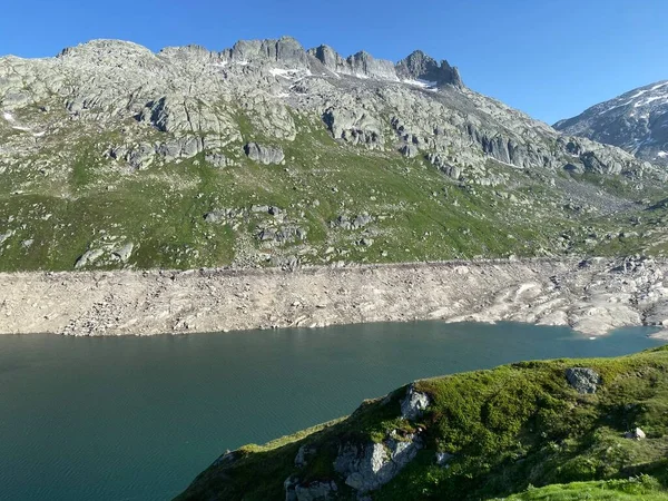 Sviçre Nin Gotthard Geçidi Gotthard Geçidi Dağlık Bölgesinde Bulunan Lago — Stok fotoğraf