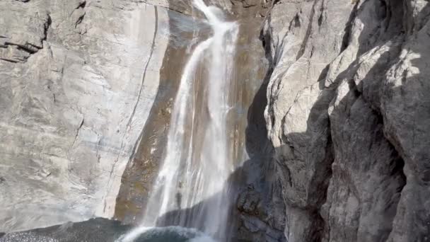 Aua Dil Mer Vízesés Vagy Aua Dil Mer Wasserfall Wasserflle — Stock videók