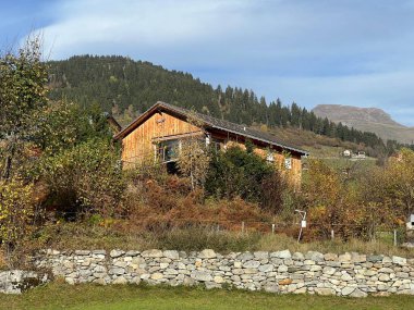 İsviçre 'nin İsviçre Alpleri, Ilanz - İsviçre' nin Grison Kantonu (Schweiz)