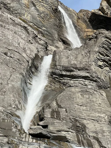 Aua Dil Mer Şelaleleri Veya Aua Dil Mer Wasserfall Wasserfaelle — Stok fotoğraf
