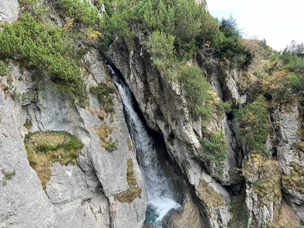 Aua Dil Mer Vízesés Vagy Aua Dil Mer Wasserfall Wasserfaelle — Stock Fotó
