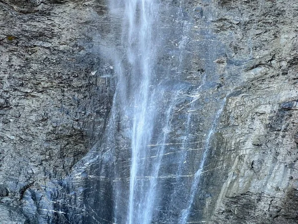 Wodospady Nad Potokiem Schrabach Kalfeisentalnej Dolinie Alpejskiej Oraz Arenie Tektonicznej — Zdjęcie stockowe