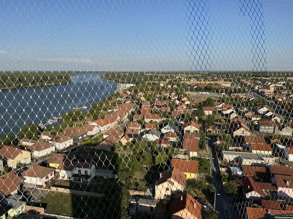 Panorama Dalla Cima Della Torre Acqua Vukovar Simbolo Dell Unità — Foto Stock