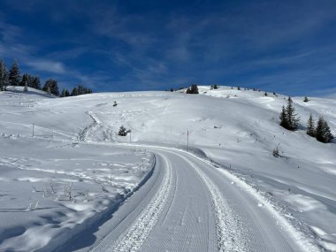 İsviçre 'nin Arosa Kantonu - İsviçre' nin Grisonlar Kantonu (Schweiz)