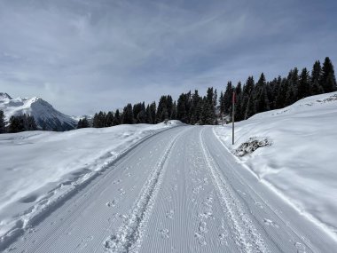 İsviçre 'nin Arosa Kantonu - İsviçre' nin Grisonlar Kantonu (Schweiz)