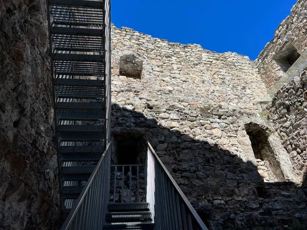 Ruiny Belfortu Lub Zamek Belfort Burg Belfort Oder Burgruine Belfort — Zdjęcie stockowe