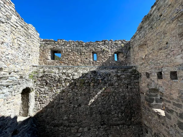 Ruiny Belfortu Lub Zamek Belfort Burg Belfort Oder Burgruine Belfort — Zdjęcie stockowe