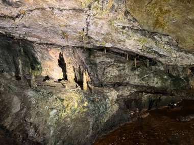 St. Beatus mağaraları - Thun Gölü (St. Beatus-Hohlen - das Naturwunder am Thunersee oder St. Beatus-Hoehlen), Interlaken - Bern Kantonu, İsviçre / Schweiz