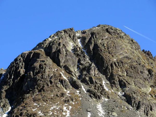 Камені Камені Осінньому Альпійському Середовищі Альбула Вище Швейцарської Гірської Дороги — стокове фото