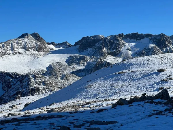Picos Rocosos Piz Sarsura 3176 Grippa Naira 3130 Los Alpes —  Fotos de Stock