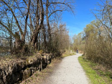 Sport- und Freizeitwege im Naturpark Alter Rhein oder Naturpark am Alten Rhein, Lustenau - Oesterreich (Oesterreich))