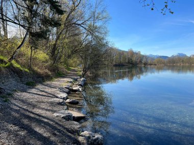 Sport- und Freizeitwege im Naturpark Alter Rhein oder Naturpark am Alten Rhein, Lustenau - Oesterreich (Oesterreich))