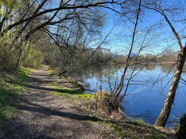 Sport- und Freizeitwege im Naturpark Alter Rhein oder Naturpark am Alten Rhein, Lustenau - Oesterreich (Oesterreich))