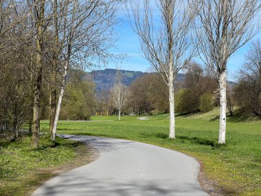 Sport- und Freizeitwege im Naturpark Alter Rhein oder Naturpark am Alten Rhein, Lustenau - Oesterreich (Oesterreich))
