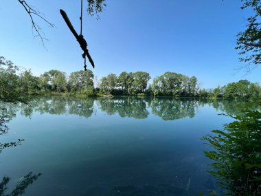 Eski Ren Doğa Parkı, Lustenau (Avusturya) - Vorfruehlings Stimmung im Naturpark Alter Rhein oder Naturpark am Alten Rhein, Lustenau - Oesterreich)