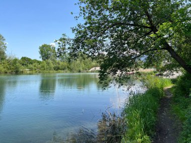 Sport- und Freizeitwege im Naturpark Alter Rhein oder Naturpark am Alten Rhein, Lustenau - Oesterreich (Osterreich))