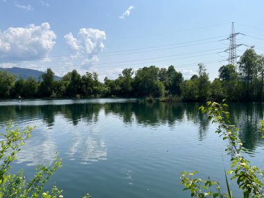 Eski Ren, Diepoldsau - İsviçre (Vorfruehlings Stimmung im Natur- und Landschaftsschutzgebiet Alter Rhein, Schweiz)
