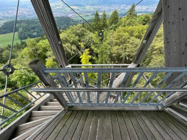 Altberg gözlem kulesi veya Gözetleme Noktası Altberg, Daellikon (Dallikon) - İsviçre (Aussichtsturm Altberg veya Aussichtsplattform Altberg - Schweiz)
