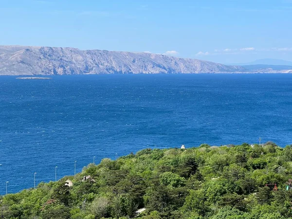 Вид Парк Башни Нехай Парк Подножия Крепости Сень Хорватия Подлед — стоковое фото