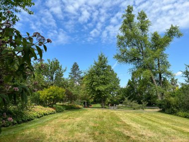 Nordheim Mezarlığı Parkı veya Parkı - Park des Nordheimer Friedhofs oder Friedhofspark Nordheim - Zürih veya Zuerich, İsviçre / Schweiz