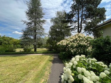 Nordheim Mezarlığı Parkı veya Parkı - Park des Nordheimer Friedhofs oder Friedhofspark Nordheim - Zürih veya Zuerich, İsviçre / Schweiz