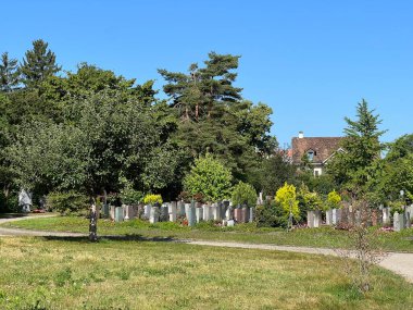 Affoltern Mezarlığı (Affoltern Mezarlığı) veya Cimetiere Affoltern Oder Friedhof Affoltern - Zürih veya Zuerich, İsviçre (Schweiz)