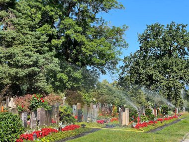 Affoltern Mezarlığı (Affoltern Mezarlığı) veya Cimetiere Affoltern Oder Friedhof Affoltern - Zürih veya Zuerich, İsviçre (Schweiz)
