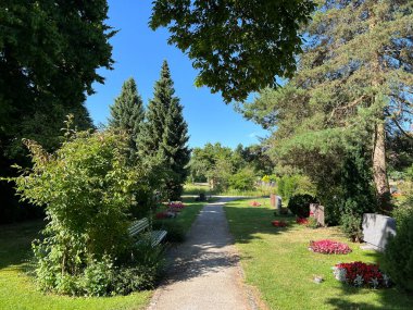 Affoltern Mezarlığı (Affoltern Mezarlığı) veya Cimetiere Affoltern Oder Friedhof Affoltern - Zürih veya Zuerich, İsviçre (Schweiz)