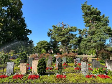 Affoltern Mezarlığı (Affoltern Mezarlığı) veya Cimetiere Affoltern Oder Friedhof Affoltern - Zürih veya Zuerich, İsviçre (Schweiz)
