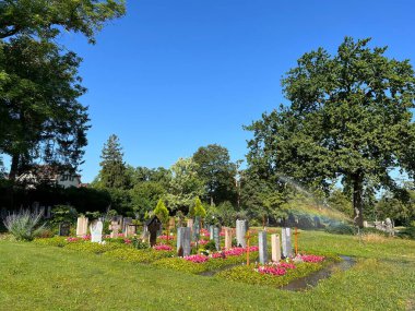 Affoltern Mezarlığı (Affoltern Mezarlığı) veya Cimetiere Affoltern Oder Friedhof Affoltern - Zürih veya Zuerich, İsviçre (Schweiz)
