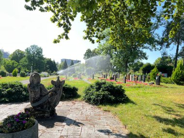 Affoltern Mezarlığı (Affoltern Mezarlığı) veya Cimetiere Affoltern Oder Friedhof Affoltern - Zürih veya Zuerich, İsviçre (Schweiz)