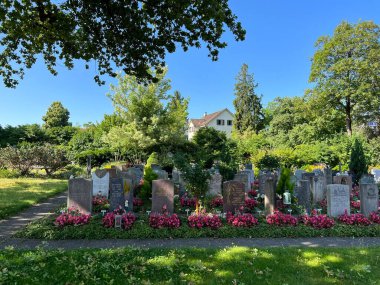 Affoltern Mezarlığı (Affoltern Mezarlığı) veya Cimetiere Affoltern Oder Friedhof Affoltern - Zürih veya Zuerich, İsviçre (Schweiz)