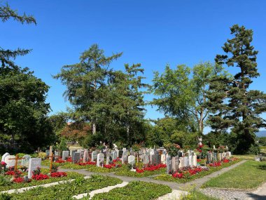 Affoltern Mezarlığı (Affoltern Mezarlığı) veya Cimetiere Affoltern Oder Friedhof Affoltern - Zürih veya Zuerich, İsviçre (Schweiz)