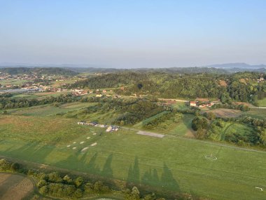 Hırvat Zagorje - Hırvatistan (Panoramski, Balonom iznad Hrvatskog Zagorja - Hrvatska)
