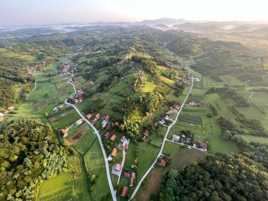 Hırvat Zagorje - Hırvatistan (Panoramski, Balonom iznad Hrvatskog Zagorja - Hrvatska)