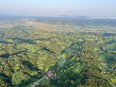 Hırvat Zagorje - Hırvatistan (Panoramski, Balonom iznad Hrvatskog Zagorja - Hrvatska)