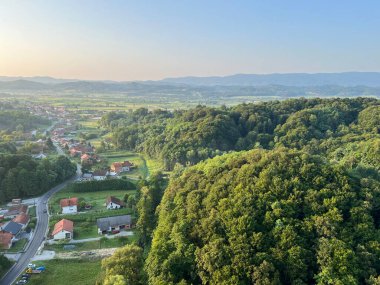 Hırvat Zagorje - Hırvatistan (Panoramski, Balonom iznad Hrvatskog Zagorja - Hrvatska)