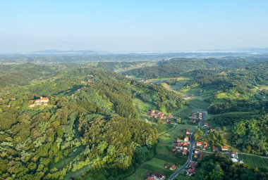 Hırvat Zagorje - Hırvatistan (Panoramski, Balonom iznad Hrvatskog Zagorja - Hrvatska)