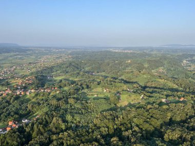 Hırvat Zagorje - Hırvatistan (Panoramski, Balonom iznad Hrvatskog Zagorja - Hrvatska)