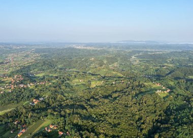 Hırvat Zagorje - Hırvatistan (Panoramski, Balonom iznad Hrvatskog Zagorja - Hrvatska)