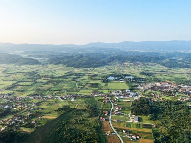 Hırvat Zagorje - Hırvatistan (Panoramski, Balonom iznad Hrvatskog Zagorja - Hrvatska)