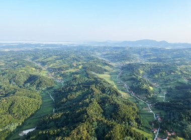 Hırvat Zagorje - Hırvatistan (Panoramski, Balonom iznad Hrvatskog Zagorja - Hrvatska)