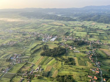 Hırvat Zagorje - Hırvatistan (Panoramski, Balonom iznad Hrvatskog Zagorja - Hrvatska)